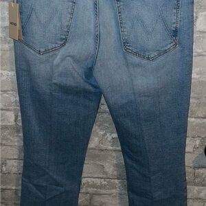 Nwt MOTHER The Insider Crop Step Fray Jeans in limited edition sz32